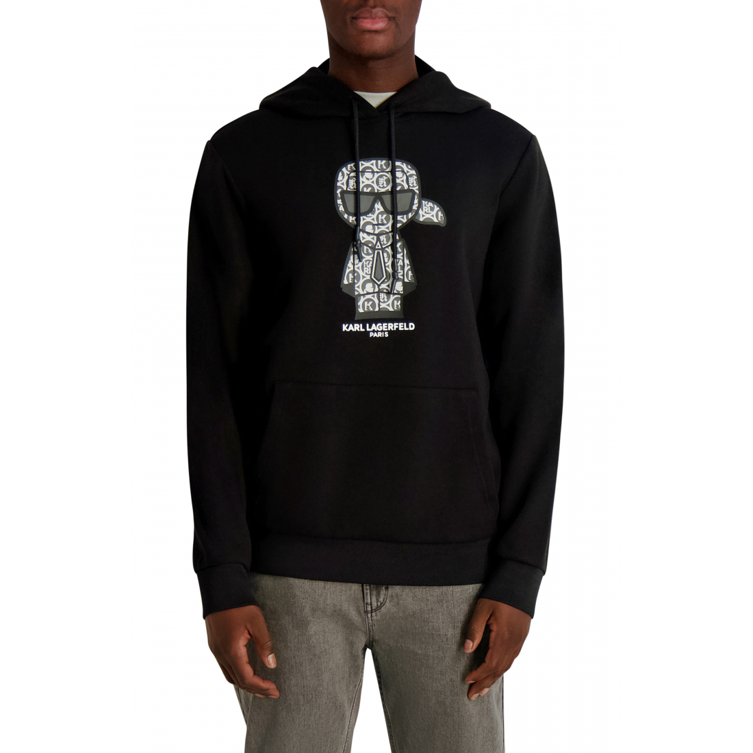 Men's 'Monogram Karl Fleece Graphic Hoodie'