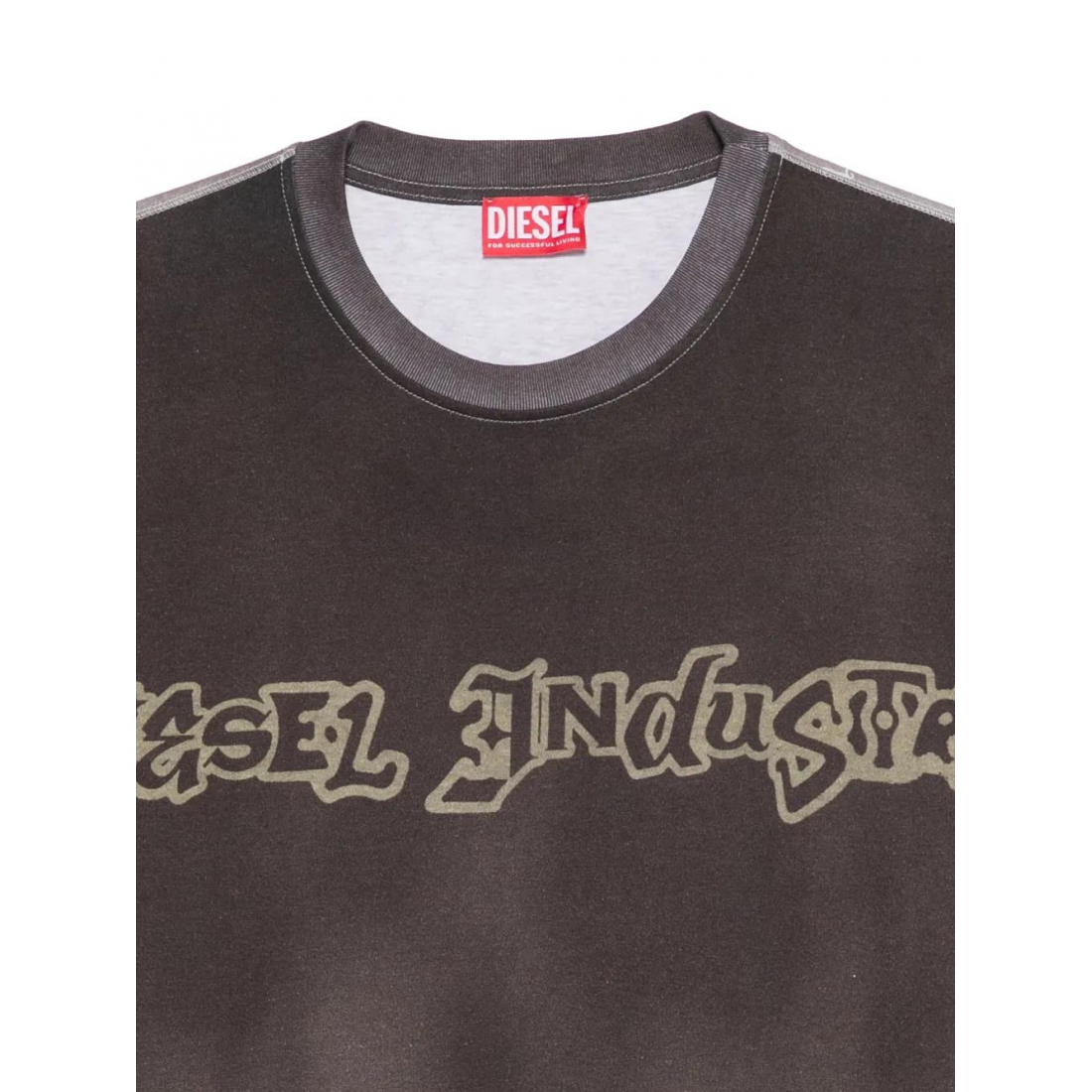 Sweatshirt 'Logo-Print Long-Sleeves' pour Hommes