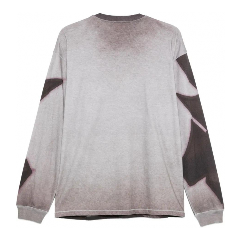 Sweatshirt 'Logo-Print Long-Sleeves' pour Hommes