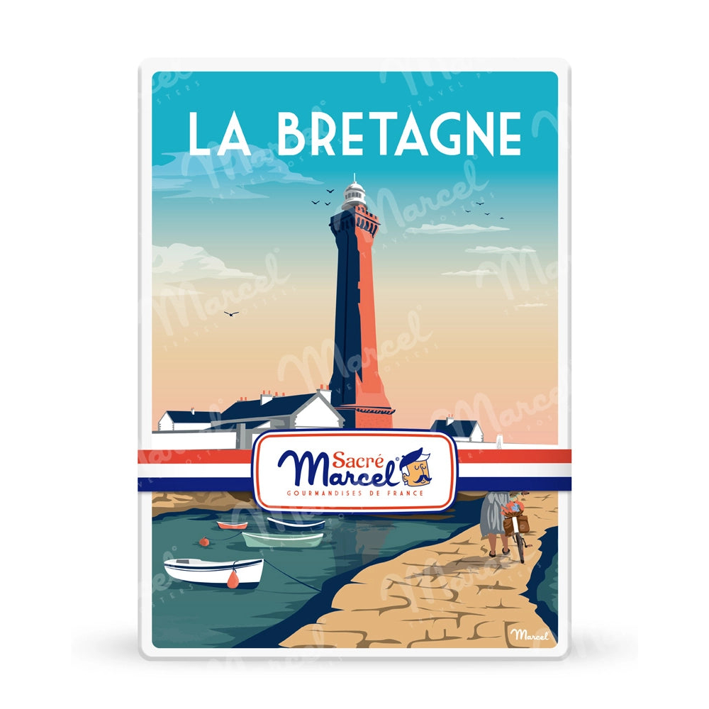 “Lighthouse Of Brittany” Metal Box | Sacré Marcel