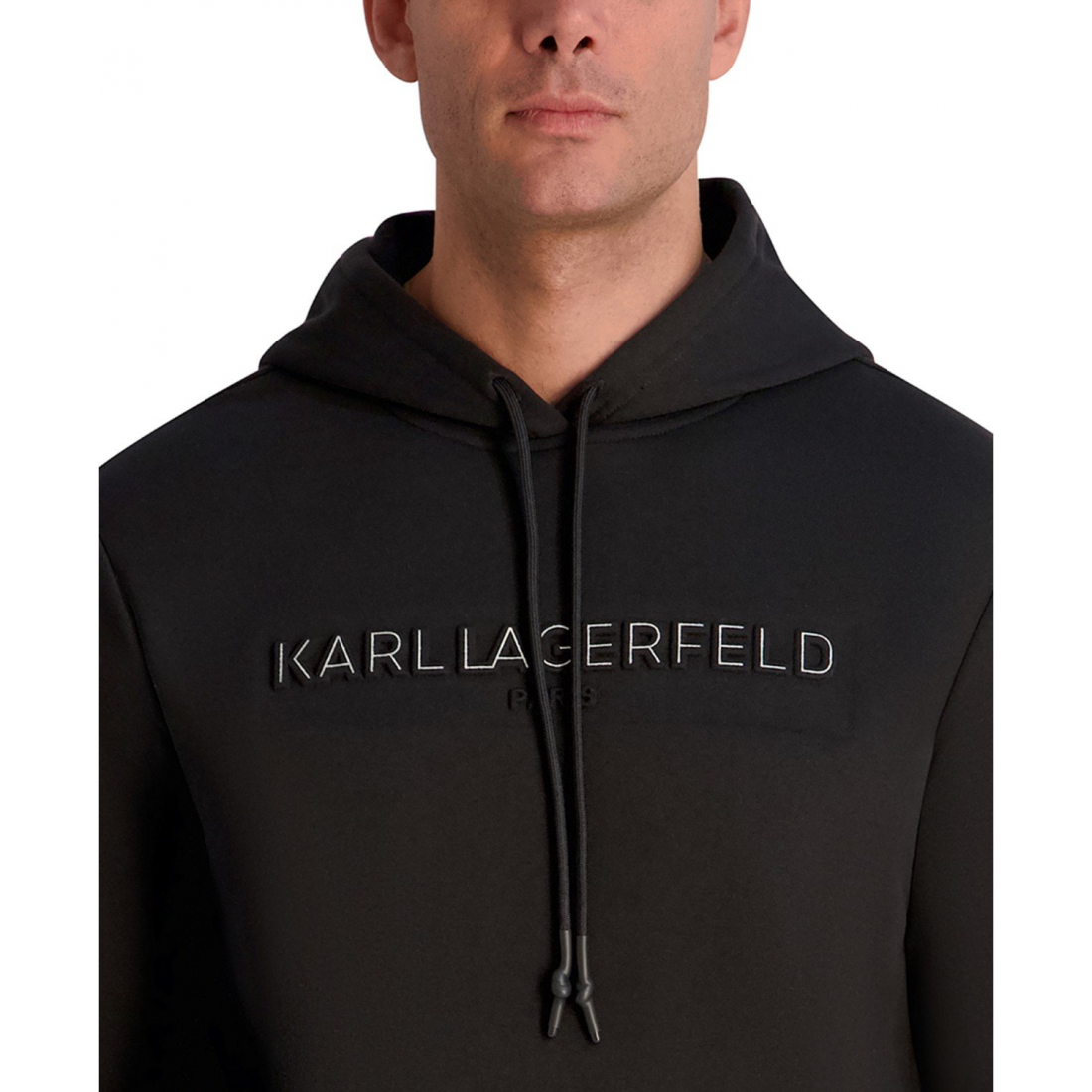 Men's 'Embossed Logo Detail Pull-On' Hoodie