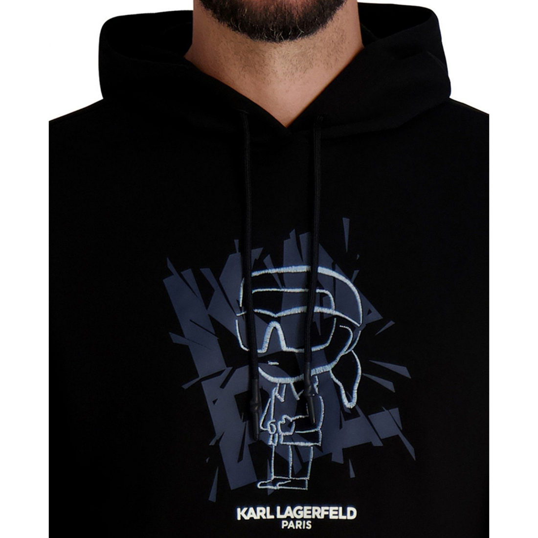 Sweatshirt 'Embroidered Oversized Pull-On' pour Hommes