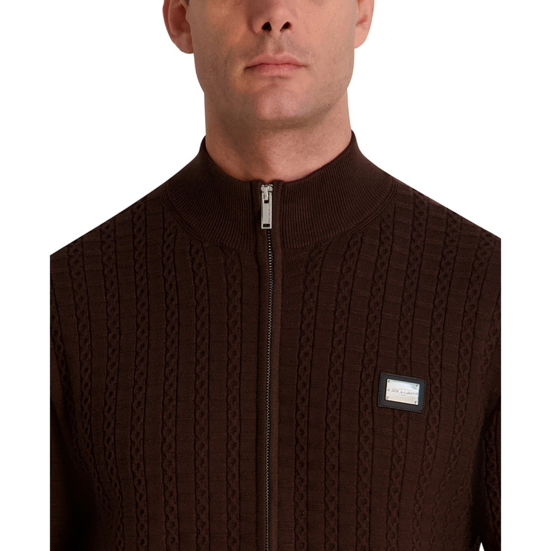 Men's 'Full Zip Cable Knit' Sweater