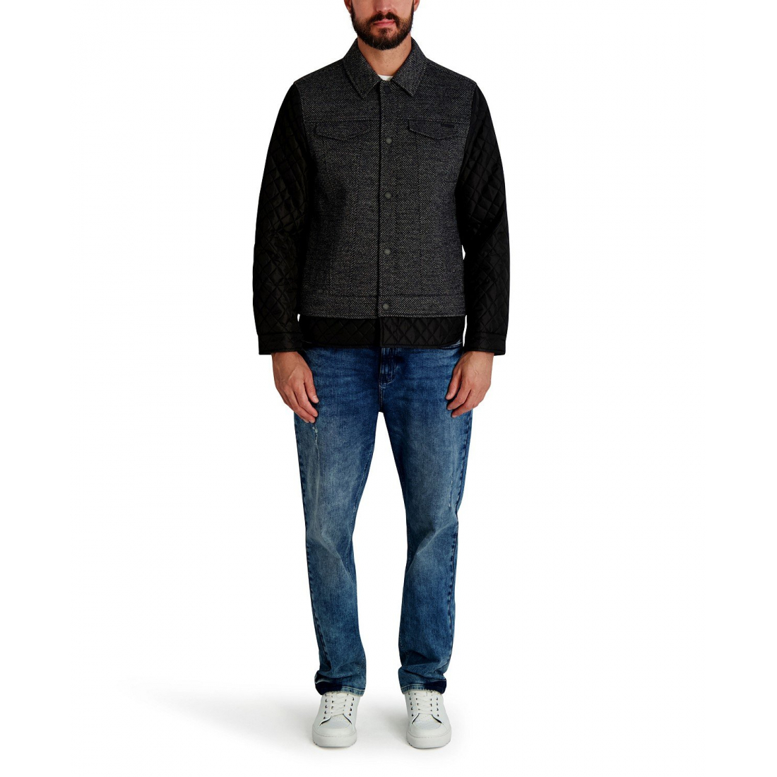 Veste 'Quilted' pour Hommes