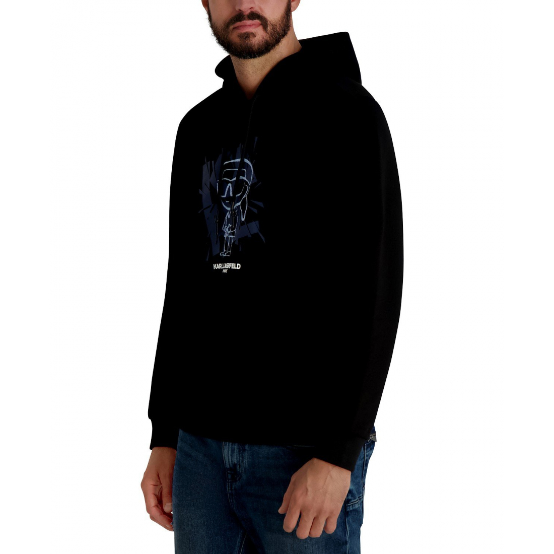 Sweatshirt 'Embroidered Oversized Pull-On' pour Hommes