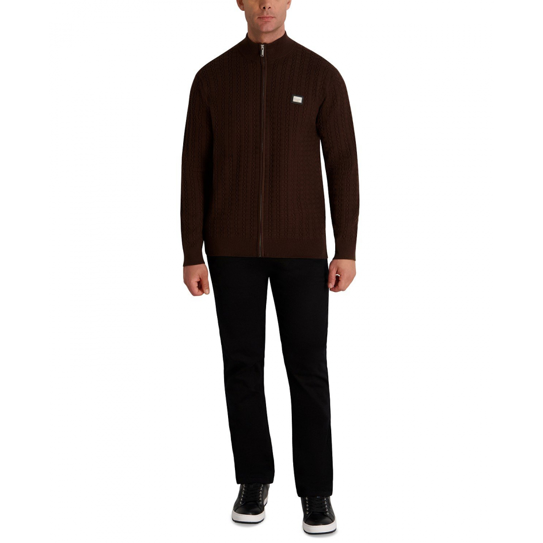 Men's 'Full Zip Cable Knit' Sweater