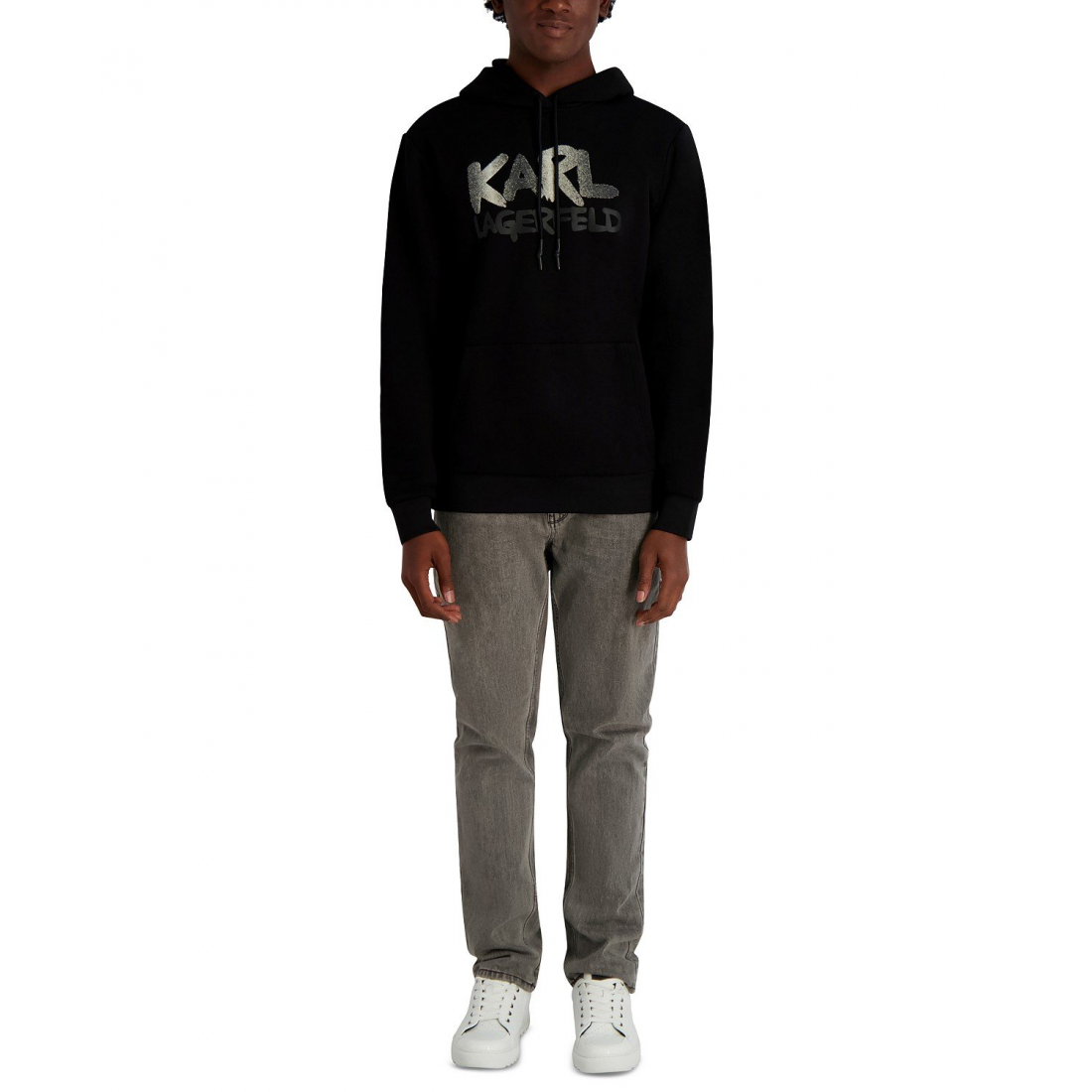 Men's 'Graffiti Textured Pull-On' Sweatshirt