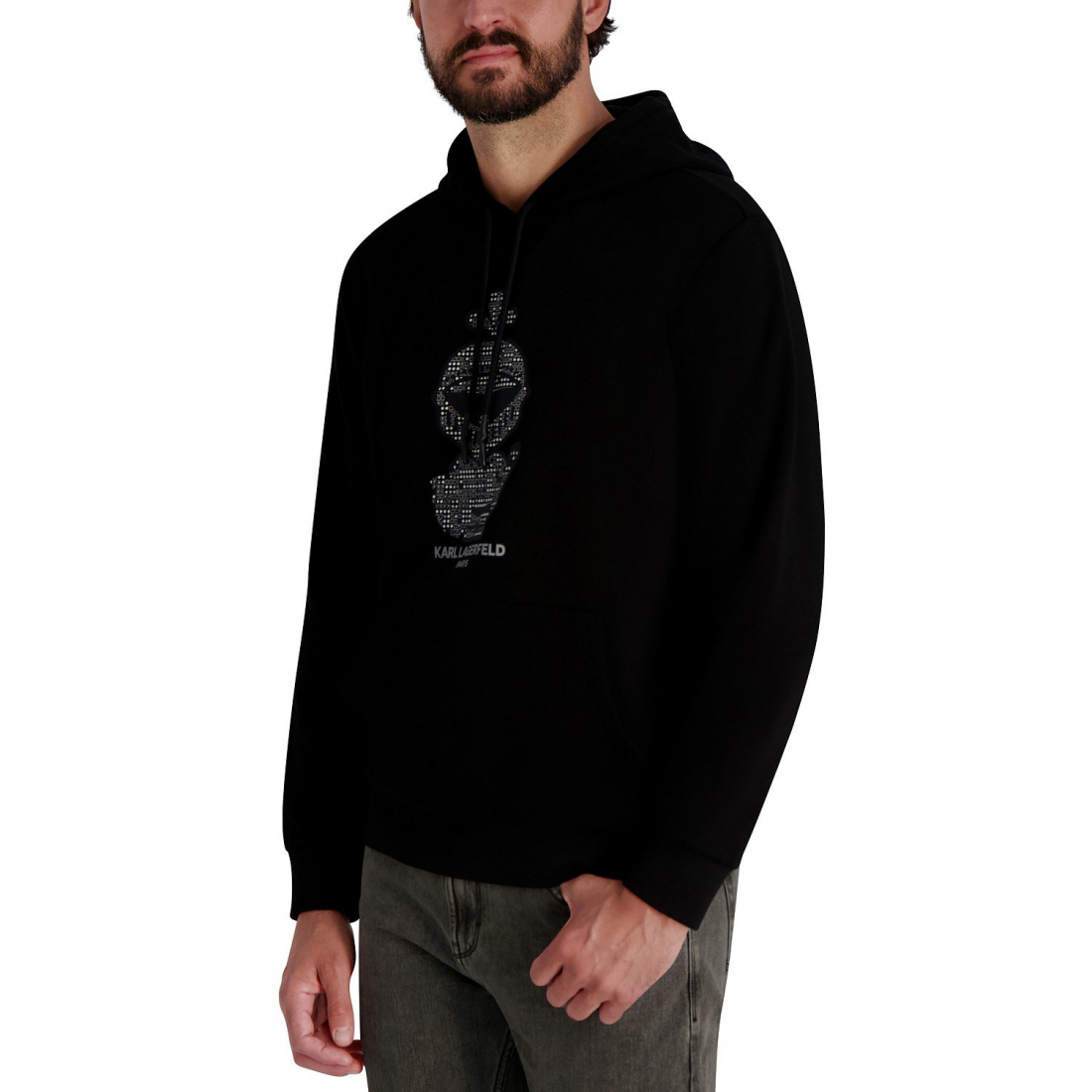 'Textured Armor Pull-On' Sweatshirt für Herren