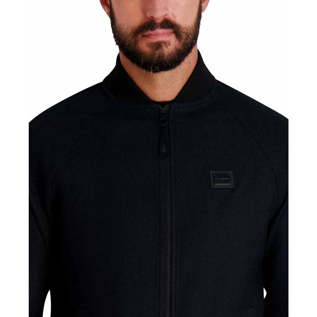 Blouson bomber 'Logo Patch Track' pour Hommes