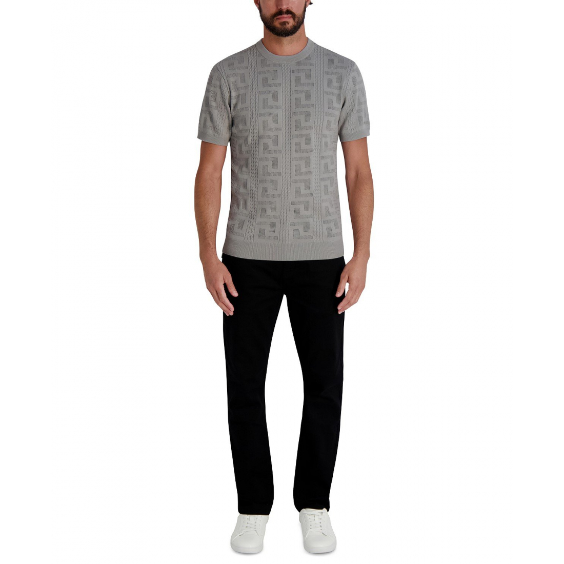 Men's 'Jacquard Patterned' Sweater