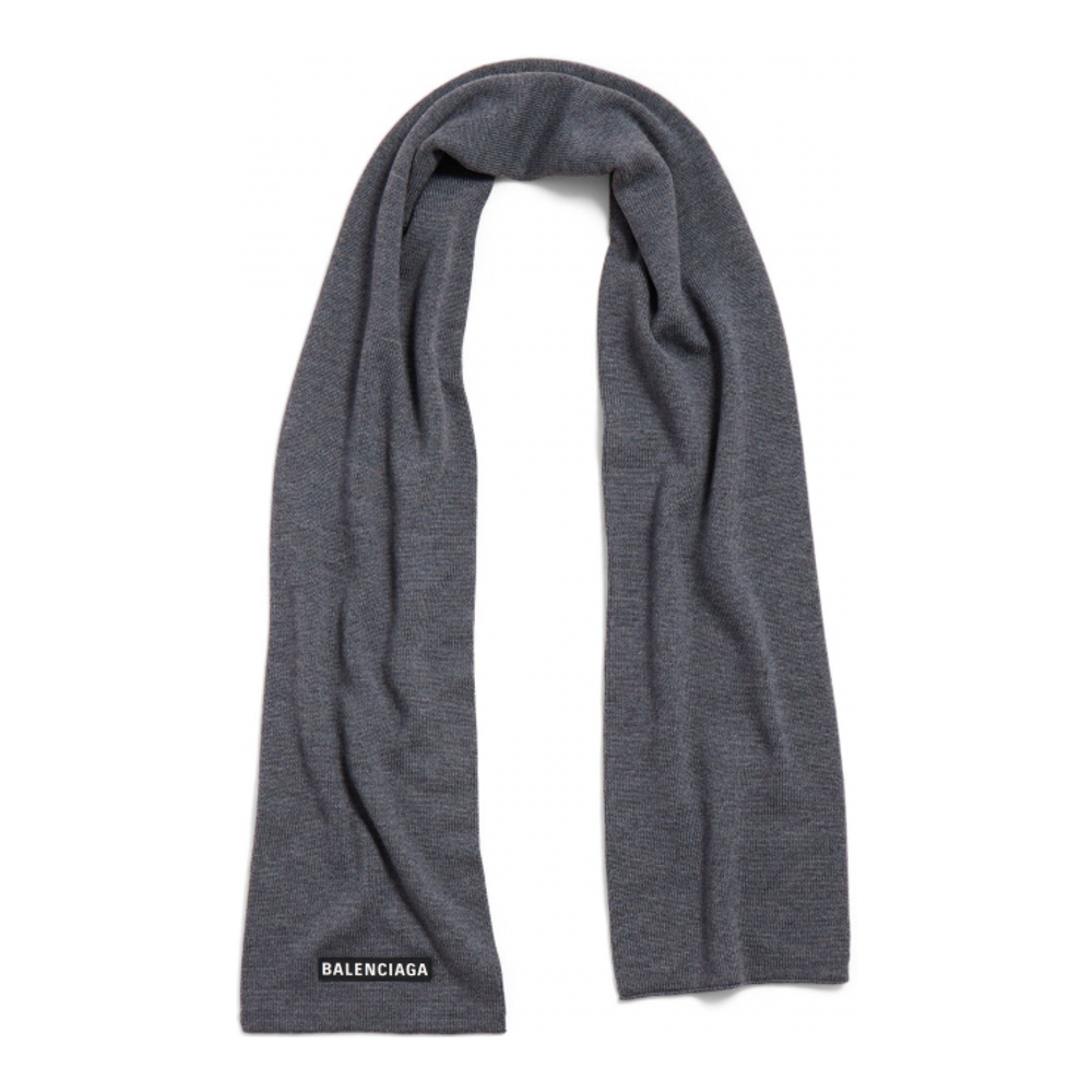Men's 'Patch' Wool Scarf