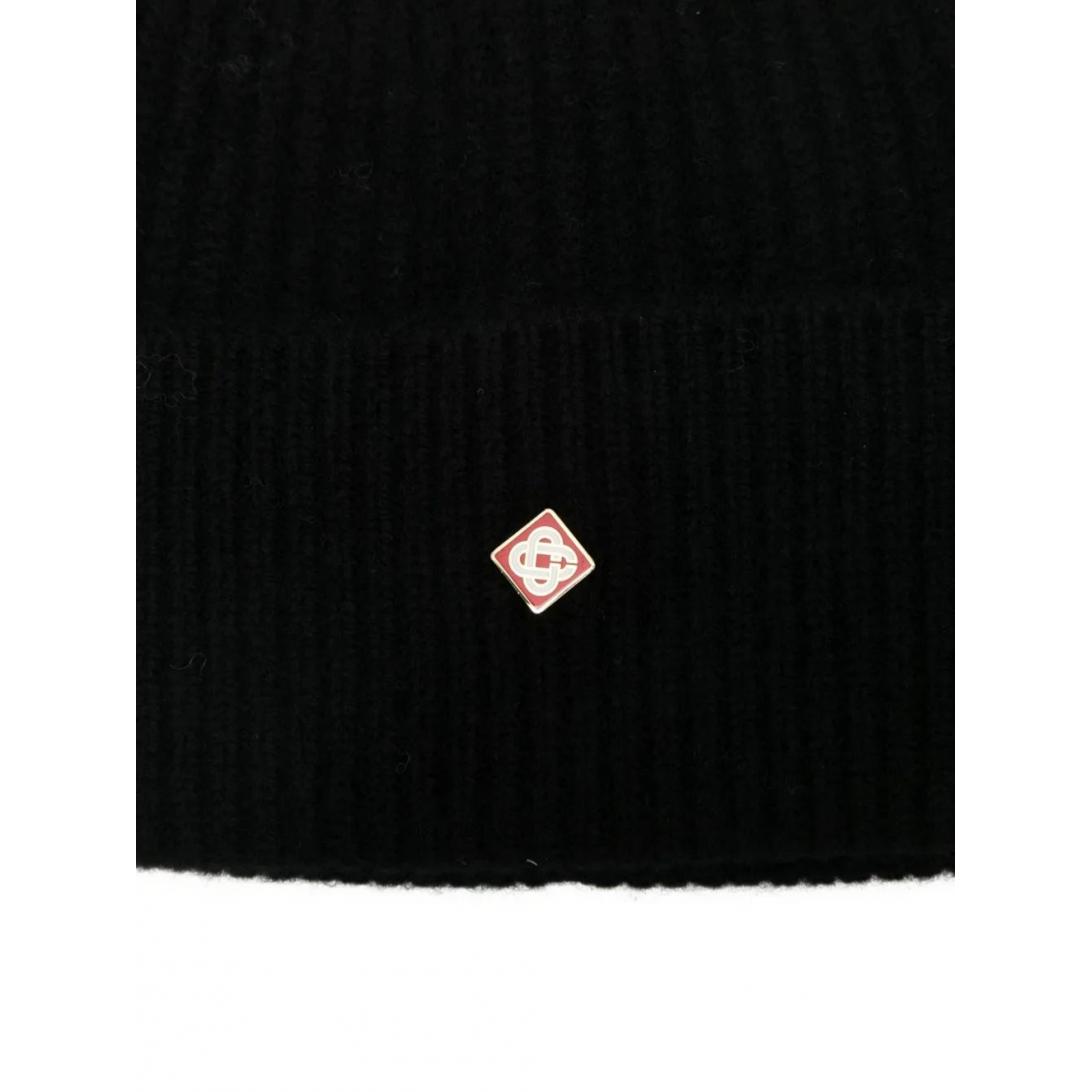 'Ribbed Logo' Beanie