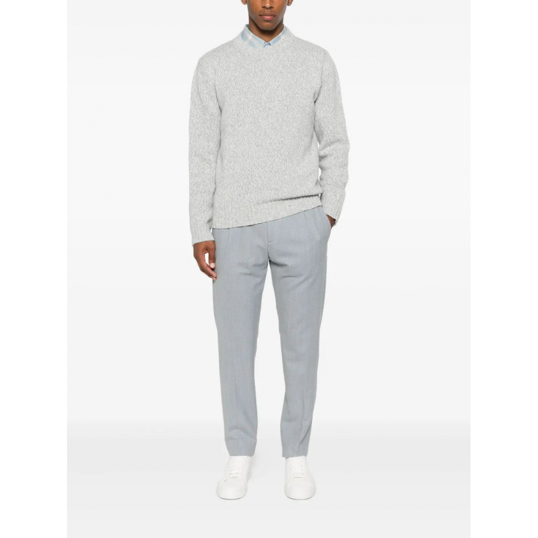 'Marl-Knit' Pullover für Herren