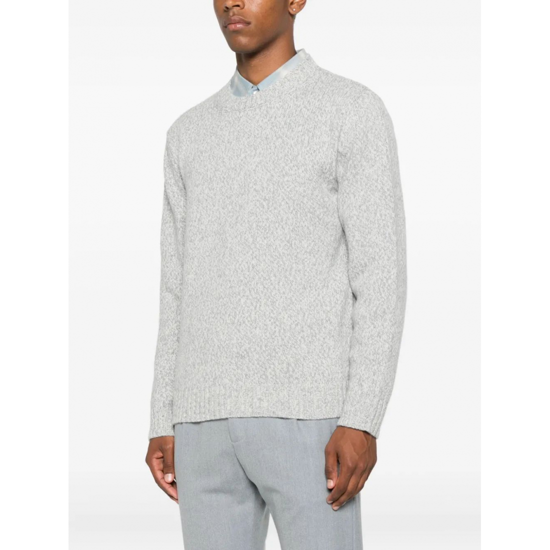 'Marl-Knit' Pullover für Herren