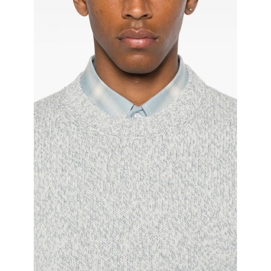 'Marl-Knit' Pullover für Herren