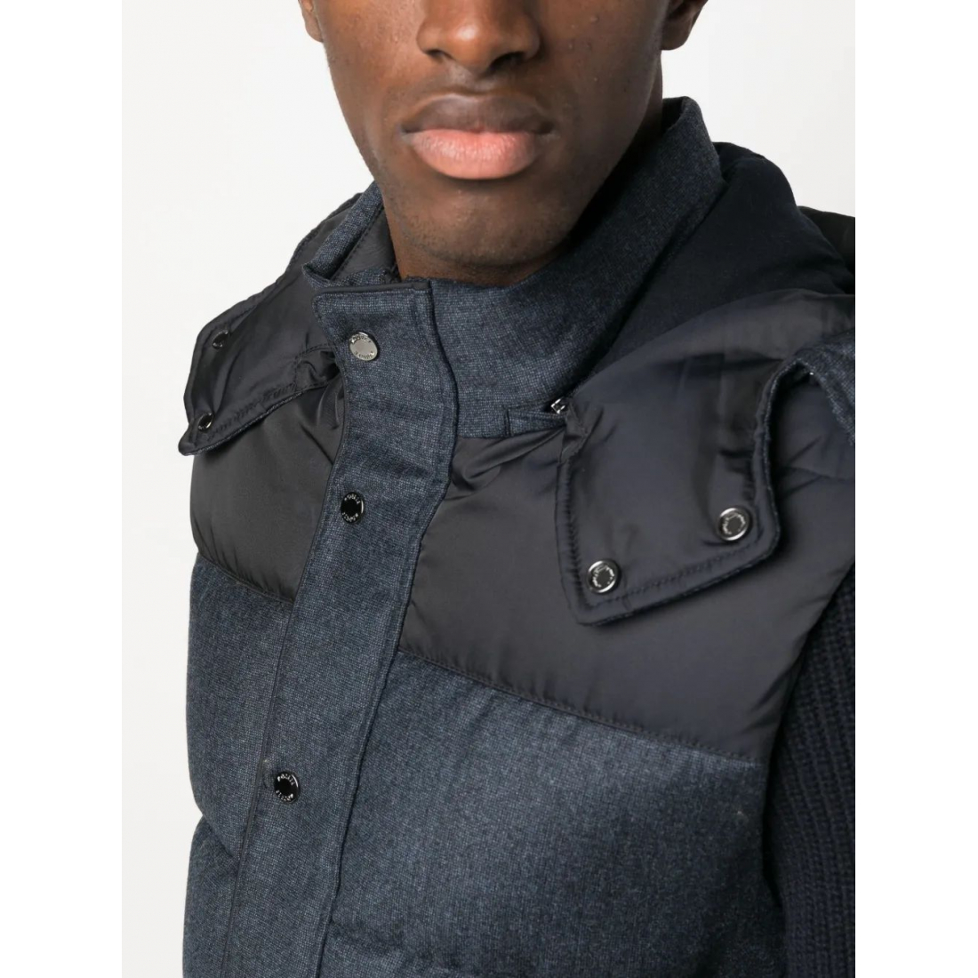 Veste 'Detachable-Sleeve Padded' pour Hommes