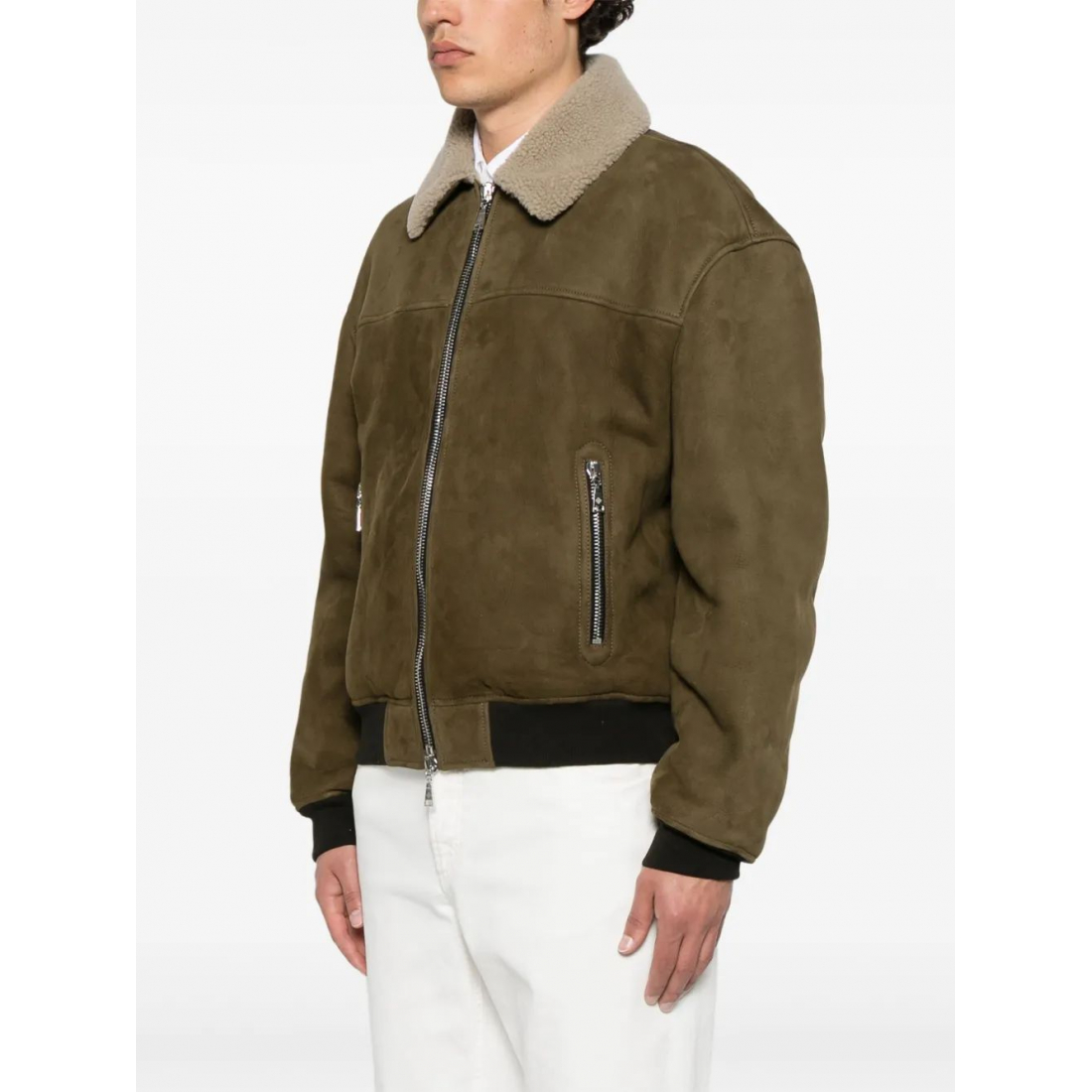 Blouson bomber 'Shearling-Collar' pour Hommes