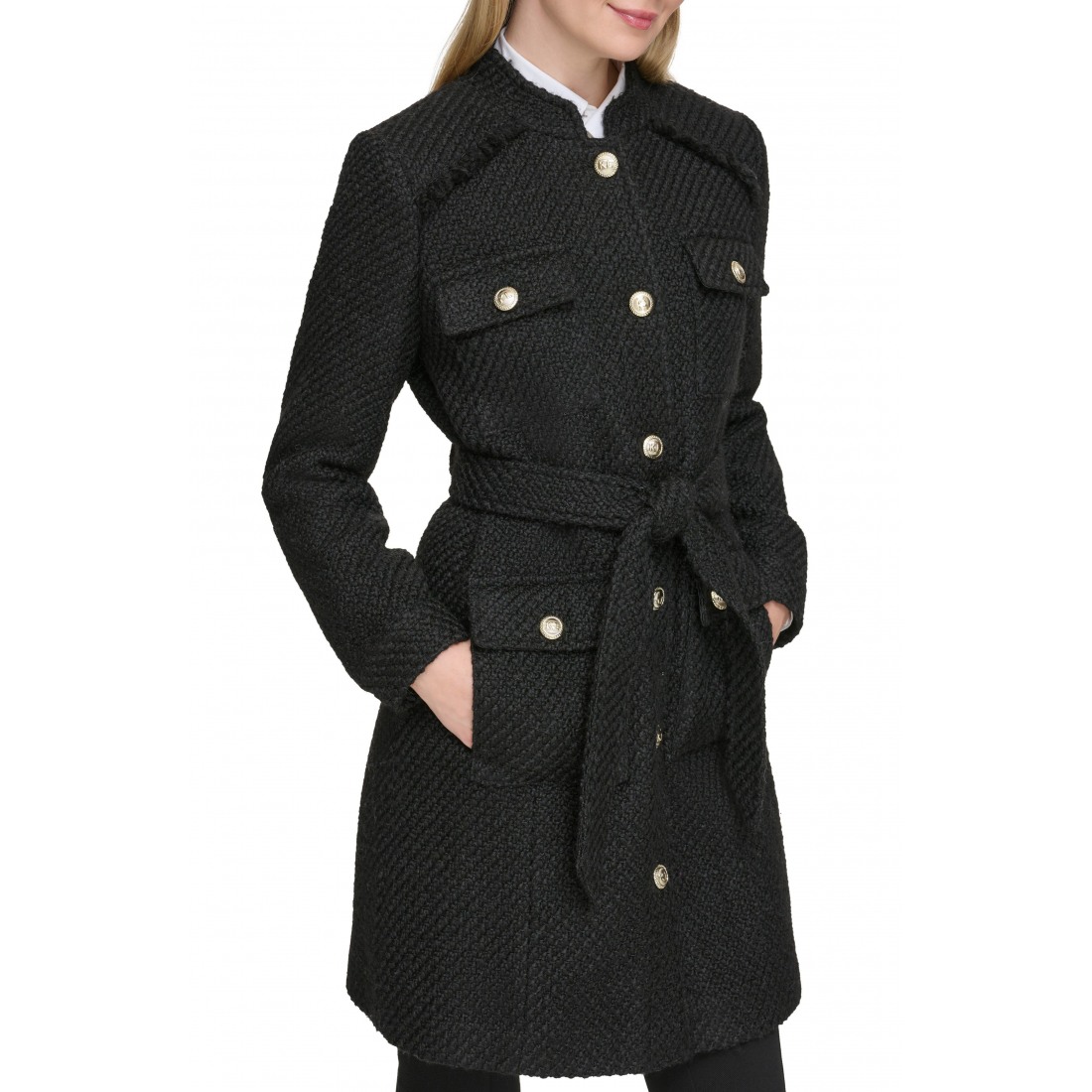Manteau 'Belted Wool Blend' pour Femmes