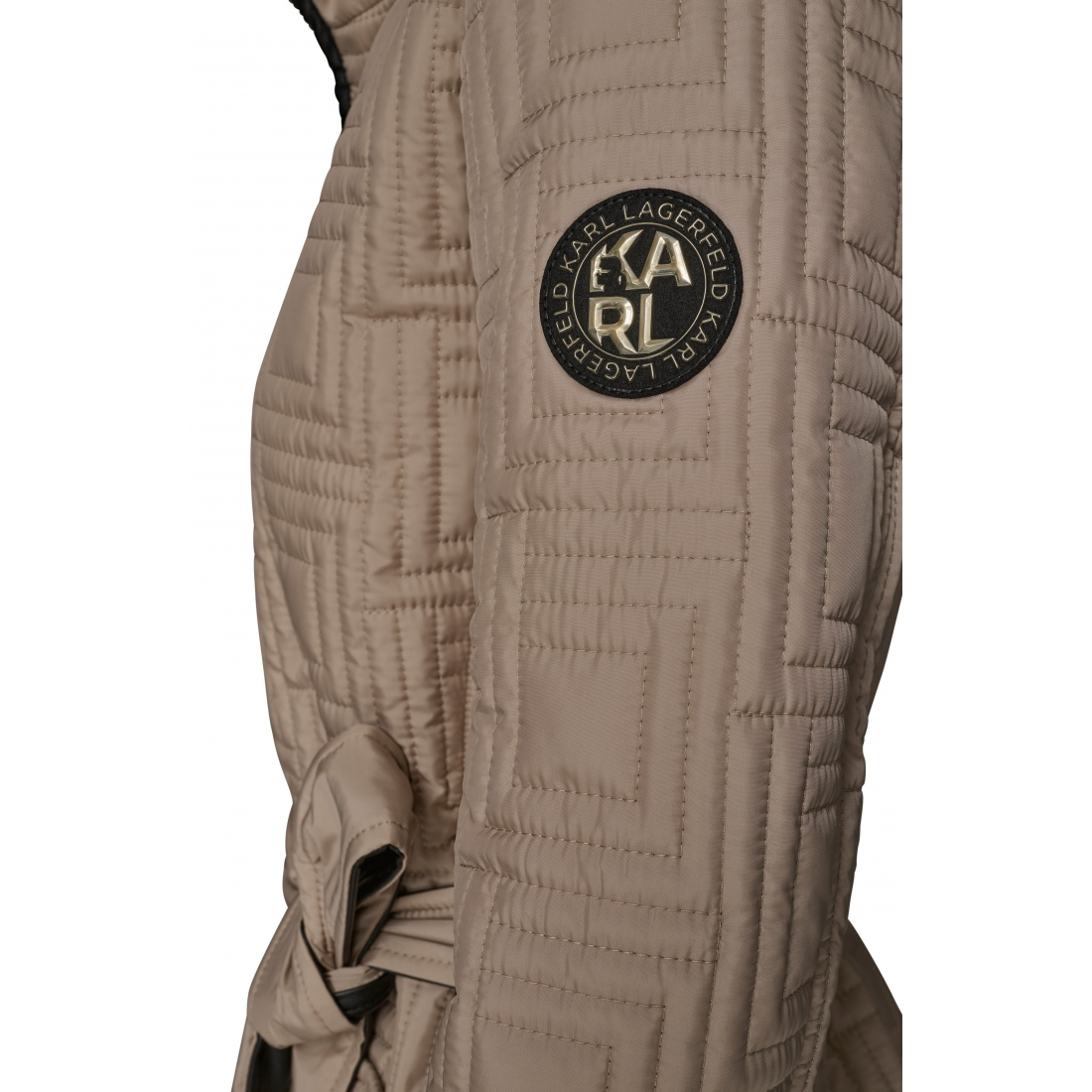 Veste matelassée 'Hooded Belted Zip' pour Femmes