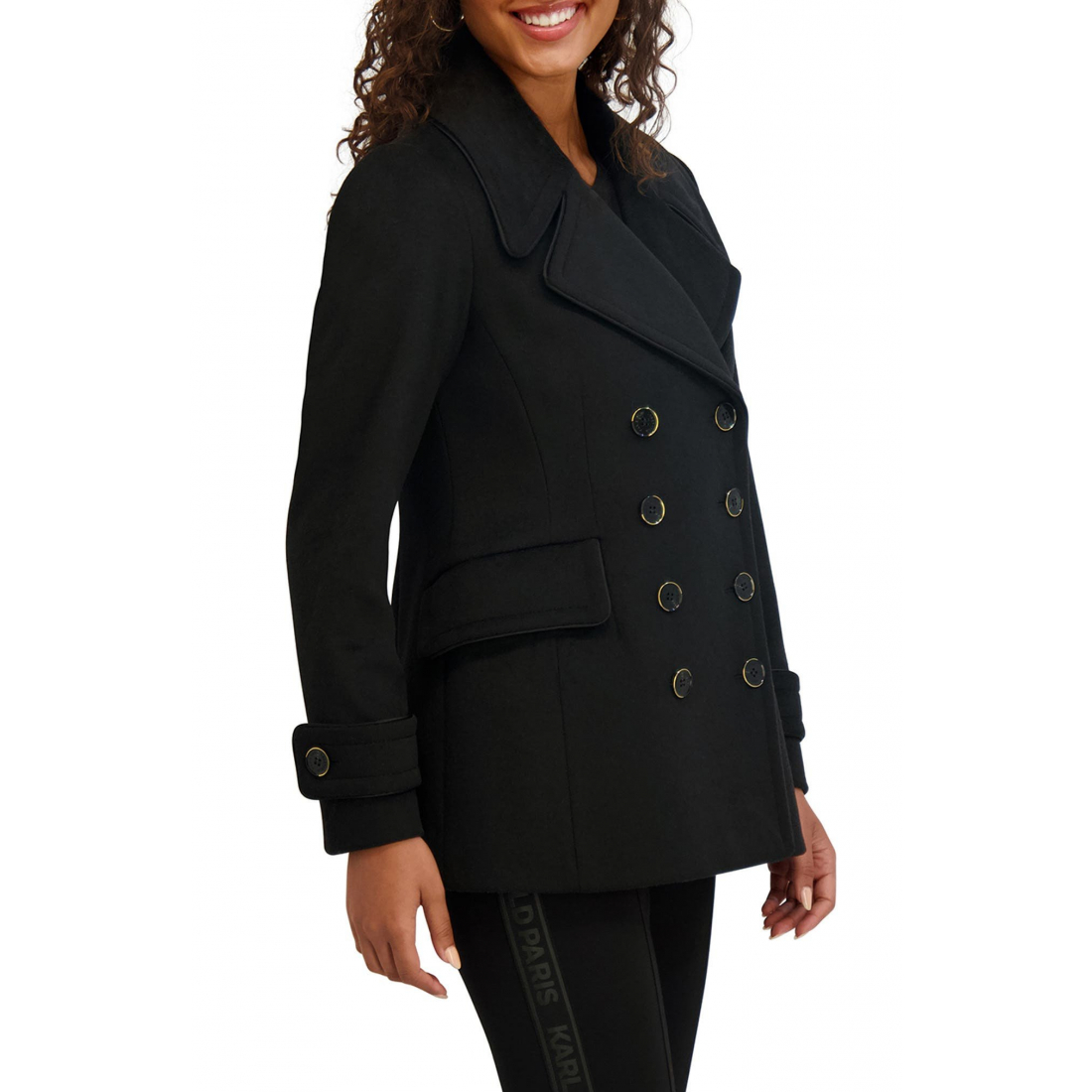 Manteau 'Piped Double Breasted' pour Femmes