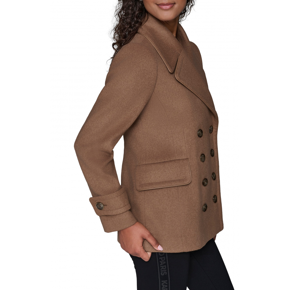 Manteau 'Piped Double Breasted' pour Femmes