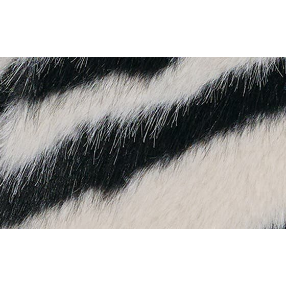 Veste 'Oversize Zebra Print Faux Fur' pour Femmes
