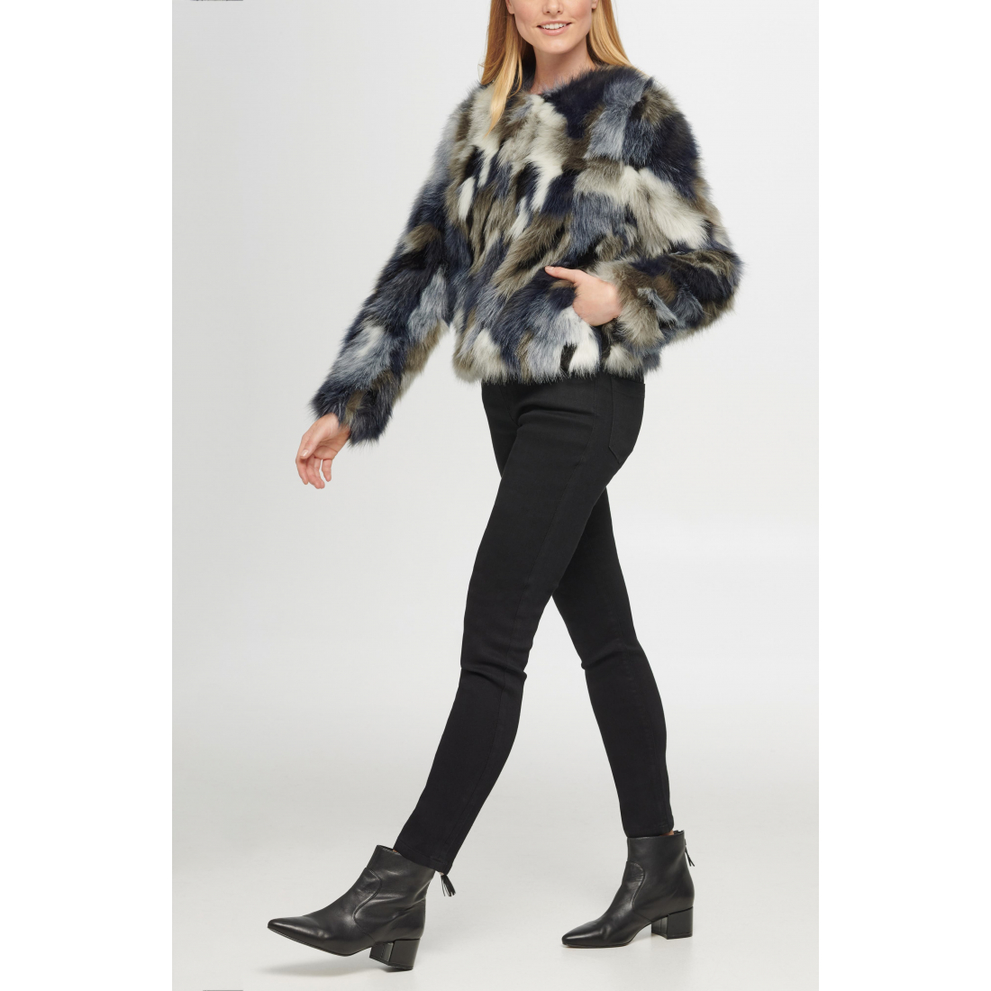 Veste 'Faux Fur Shag' pour Femmes