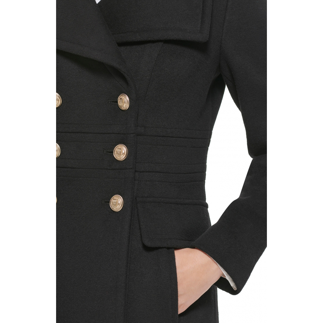 Manteau 'Double Breasted Wool Blend Military' pour Femmes