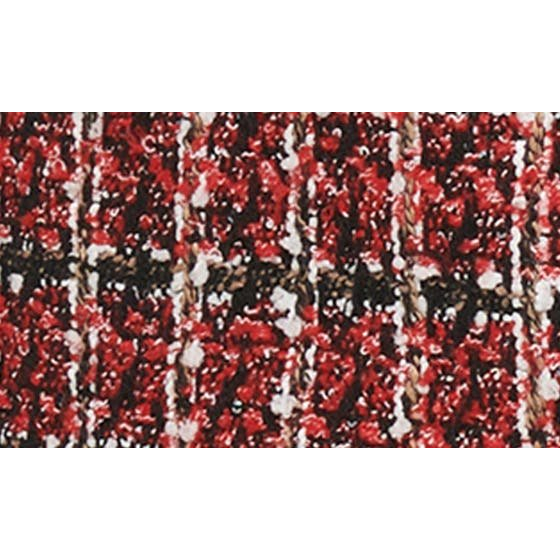 Manteau 'Plaid Sequin Embellished Zip' pour Femmes