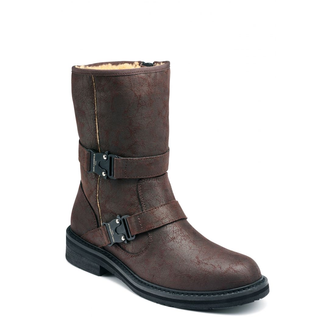 Men's 'Faux Shearling Lined Double' Long Boots