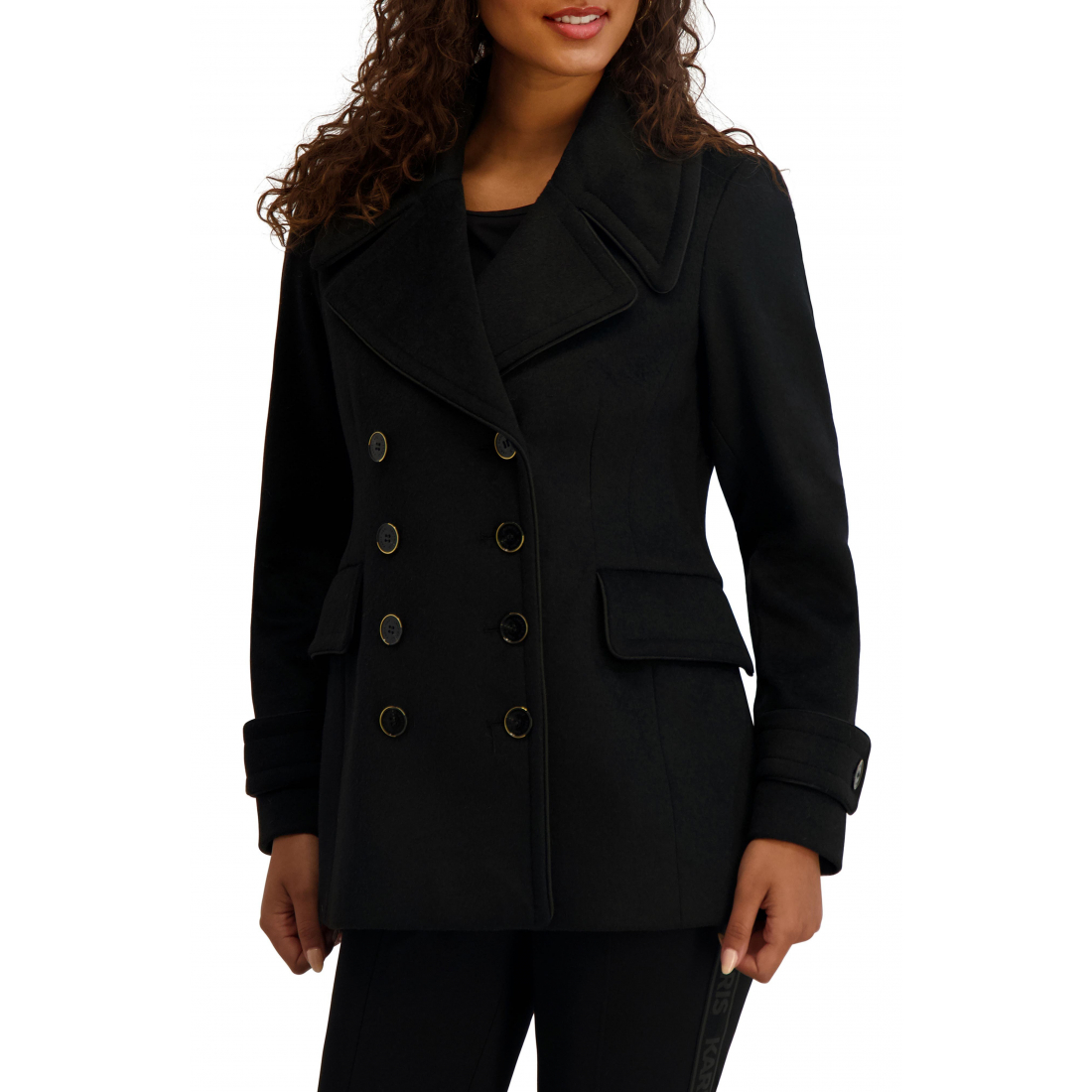 Manteau 'Piped Double Breasted' pour Femmes