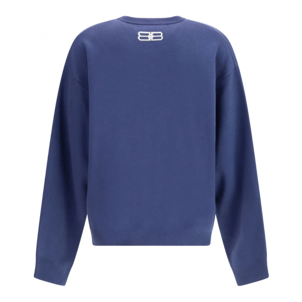 Pull 'Logo-Print Crewneck' pour Hommes