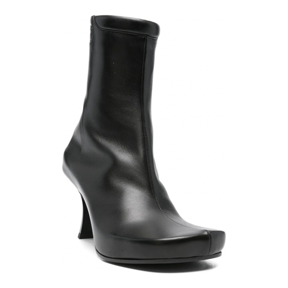 Bottes à talons hauts 'Square-Toe' pour Femmes