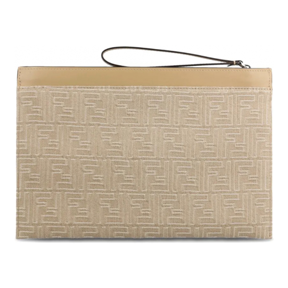 Men's 'Medium Ff-Jacquard' Clutch Bag