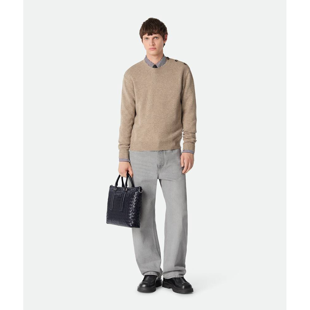 Men's 'Intrecciato Soft' Briefcase 