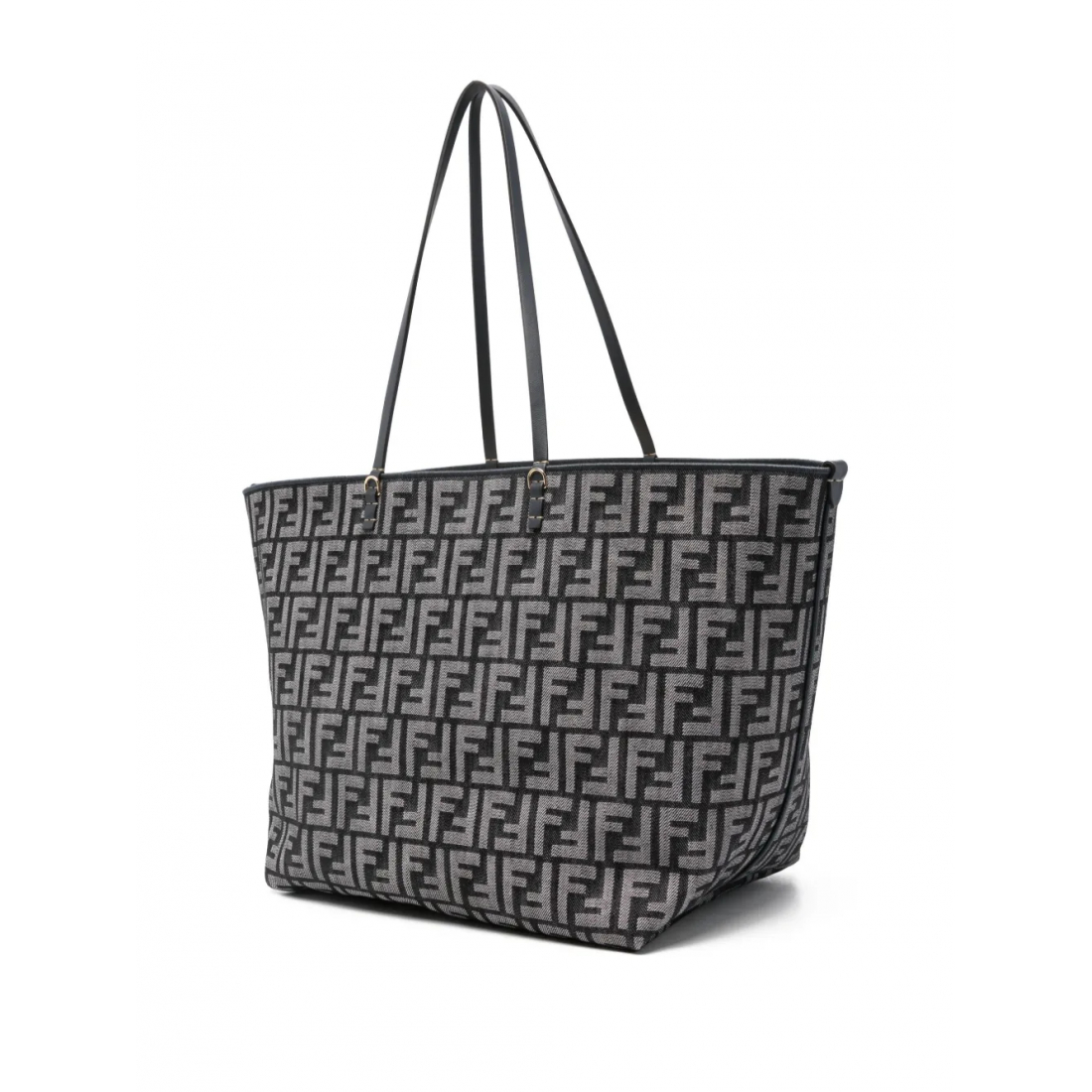 Sac Cabas 'Large Roll Denim Ff-Jacquard' pour Femmes