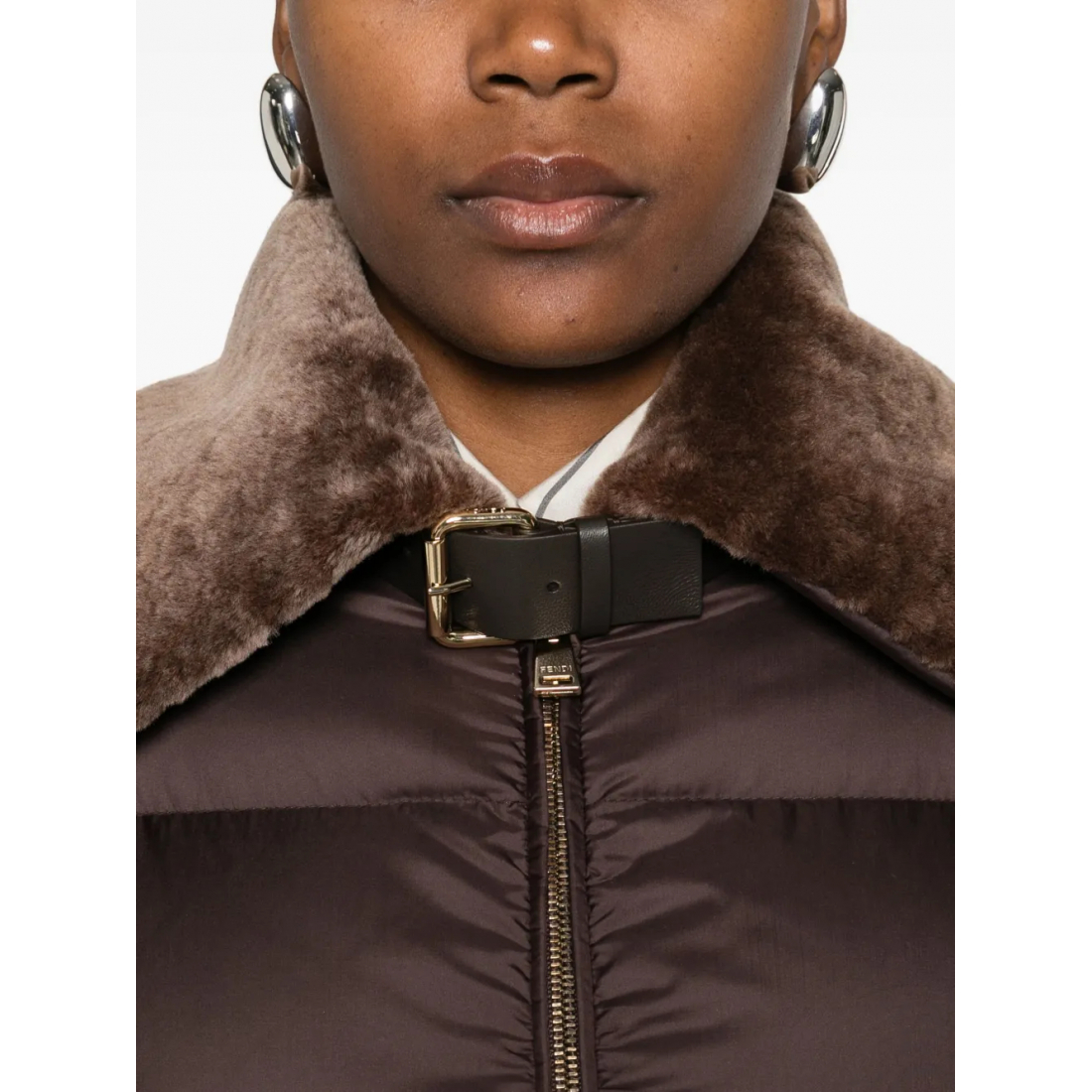 Veste matelassée 'Shearling-Collar' pour Femmes
