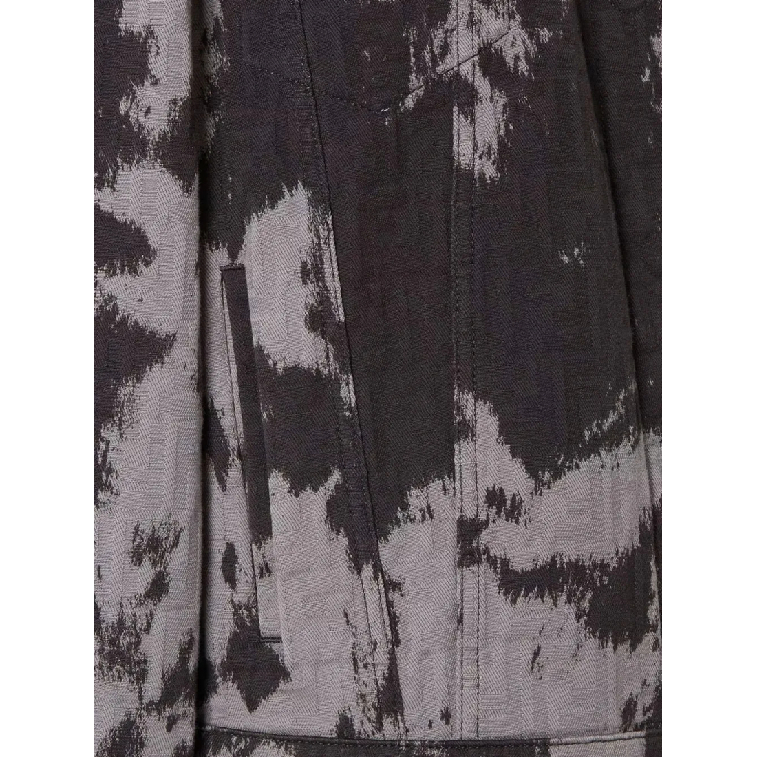 Women's 'Ff Motif Flap Pocket' Overshirt