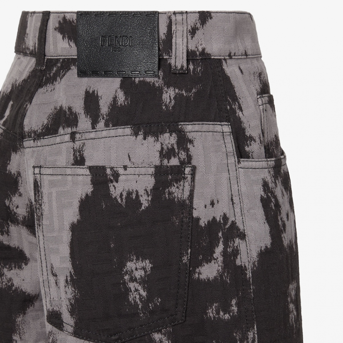 Women's 'Ff Animalier Denim' Jeans