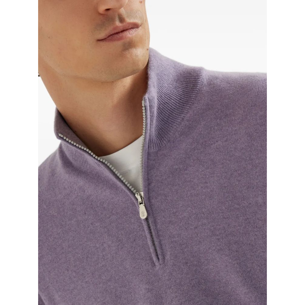 Pull en cachemire 'Half-Zip' pour Hommes