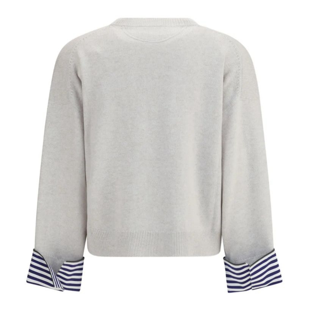 Top 'Striped-Cuff' pour Femmes