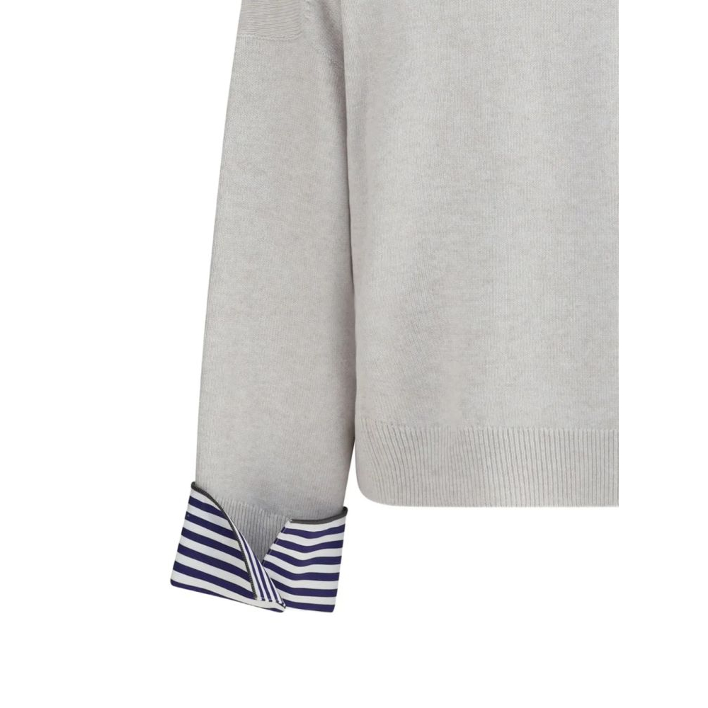 Top 'Striped-Cuff' pour Femmes