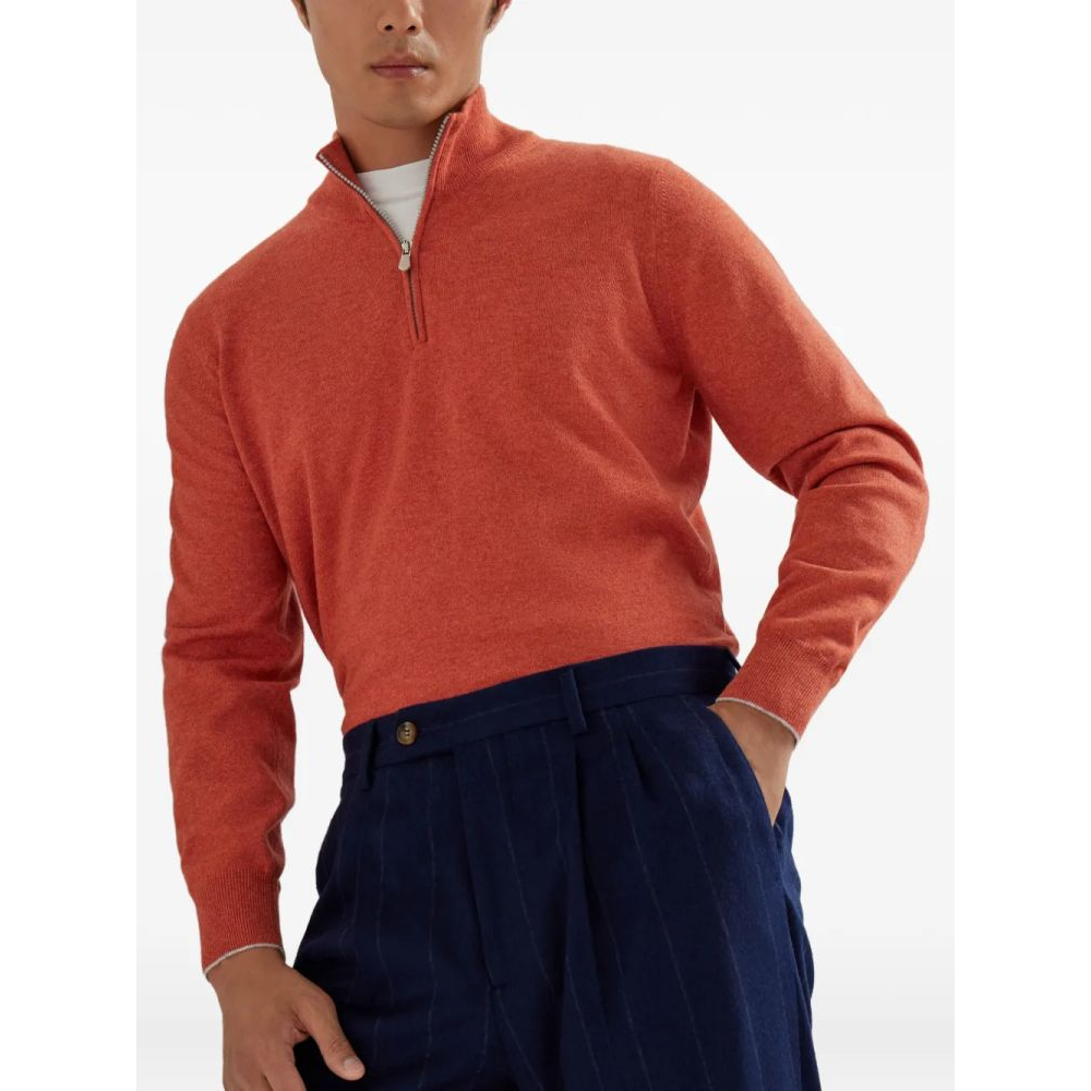 Pull Over 'Half-Zip' pour Hommes