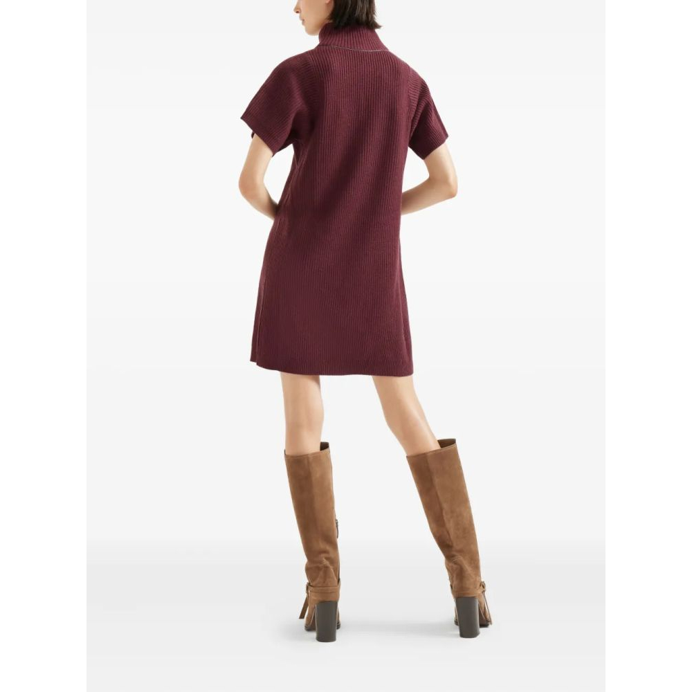 Robe mini 'Ribbed' pour Femmes