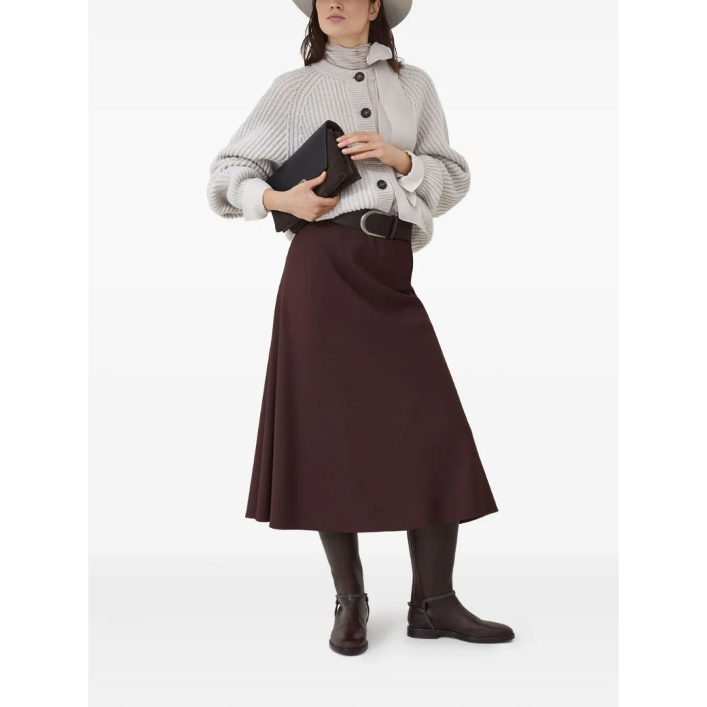 Cardigan 'Ribbed Button-Up' pour Femmes