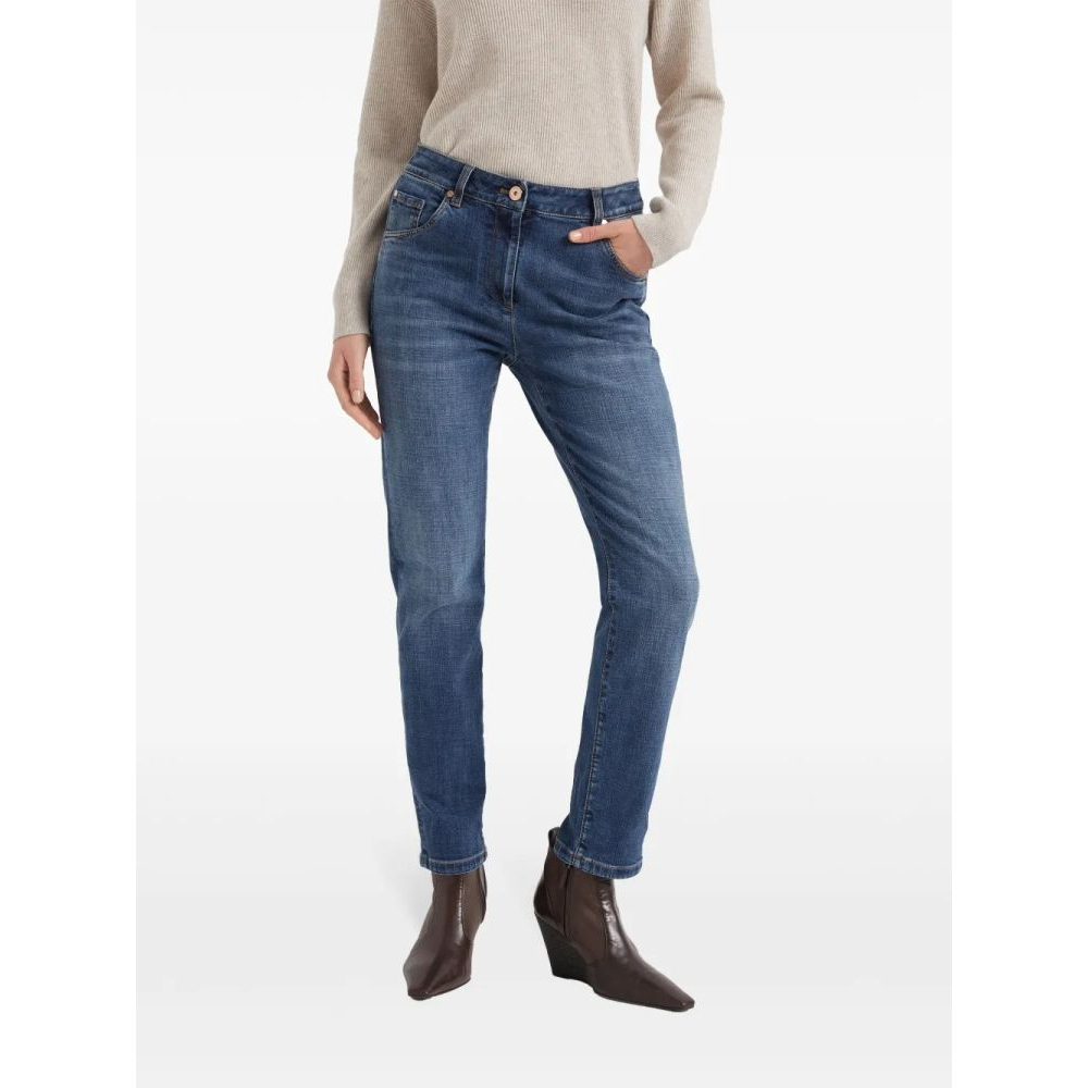 Jeans 'Distressed-Finish' pour Femmes