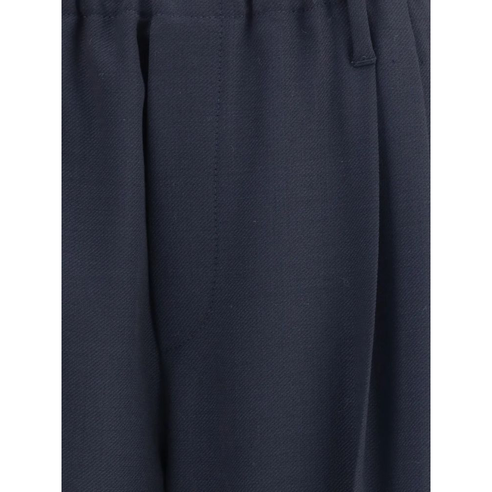 Pantalon 'Elastic-Waistband Pleated' pour Femmes