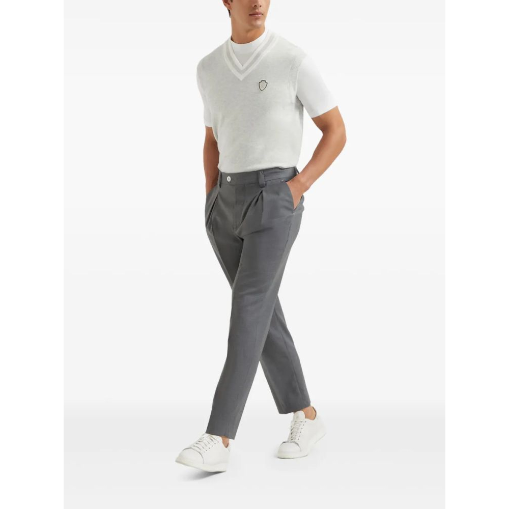 T-shirt 'Logo-Appliqué' pour Hommes