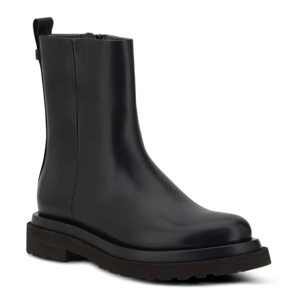 Women's 'Zip-Detail' High Heeled Boots