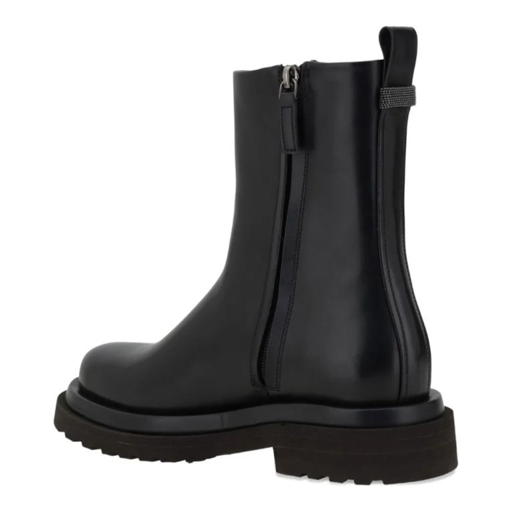 Women's 'Zip-Detail' High Heeled Boots